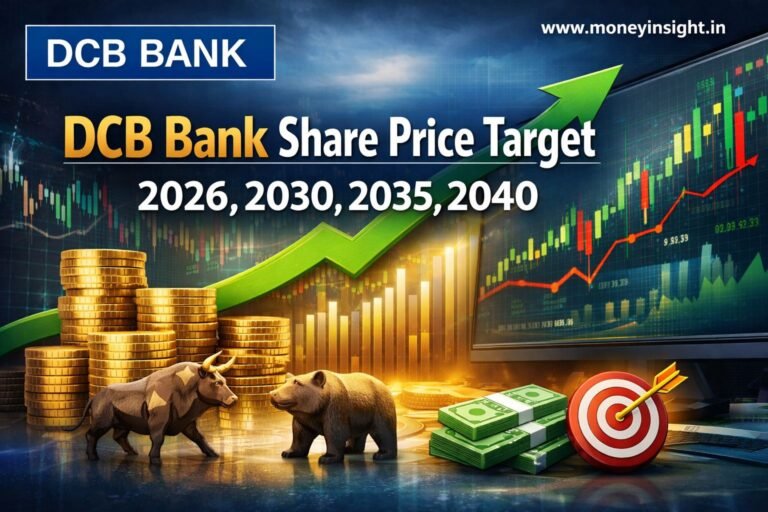 DCB Bank Share Price Target 2026,2030,2035,2040 - MoneyInsight
