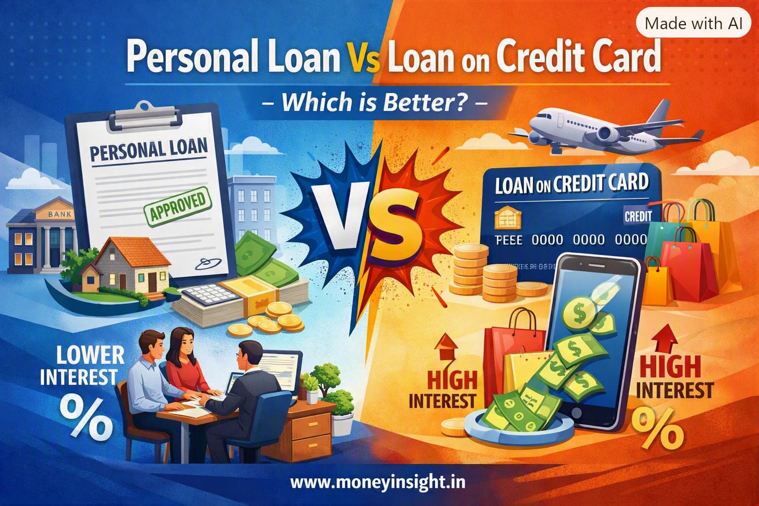 Personal -Loan- Vs- Loan- on- Credit- Card-Which- is -Better